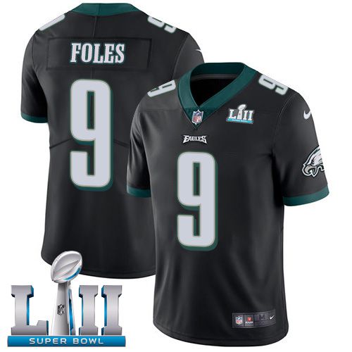 Youth Philadelphia Eagles #9 Foles Black Limited 2018 Super Bowl NFL Jerseys->youth nfl jersey->Youth Jersey